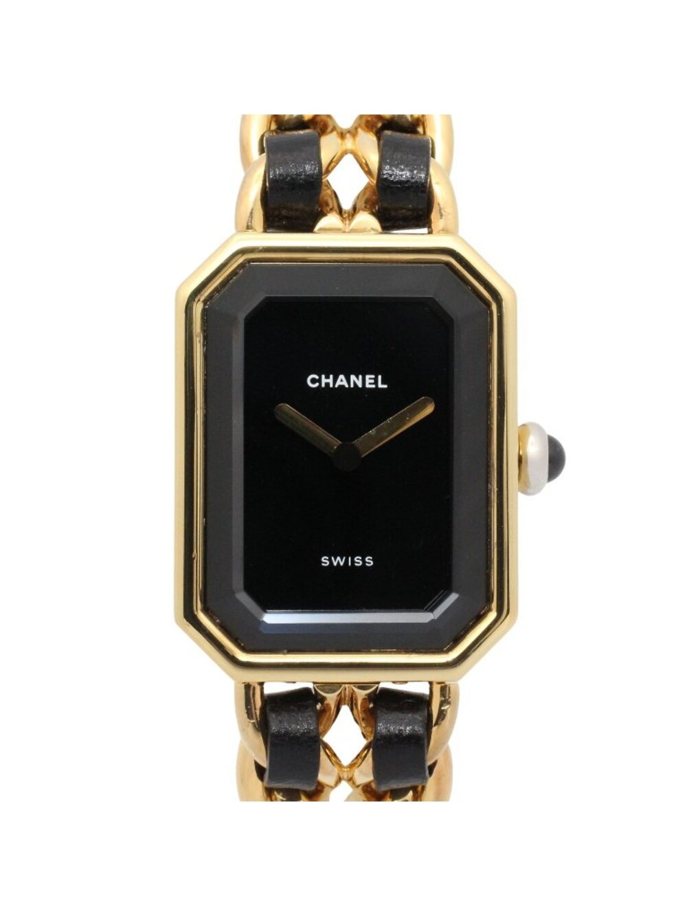 Chanel Watch Premiere S Black Leather